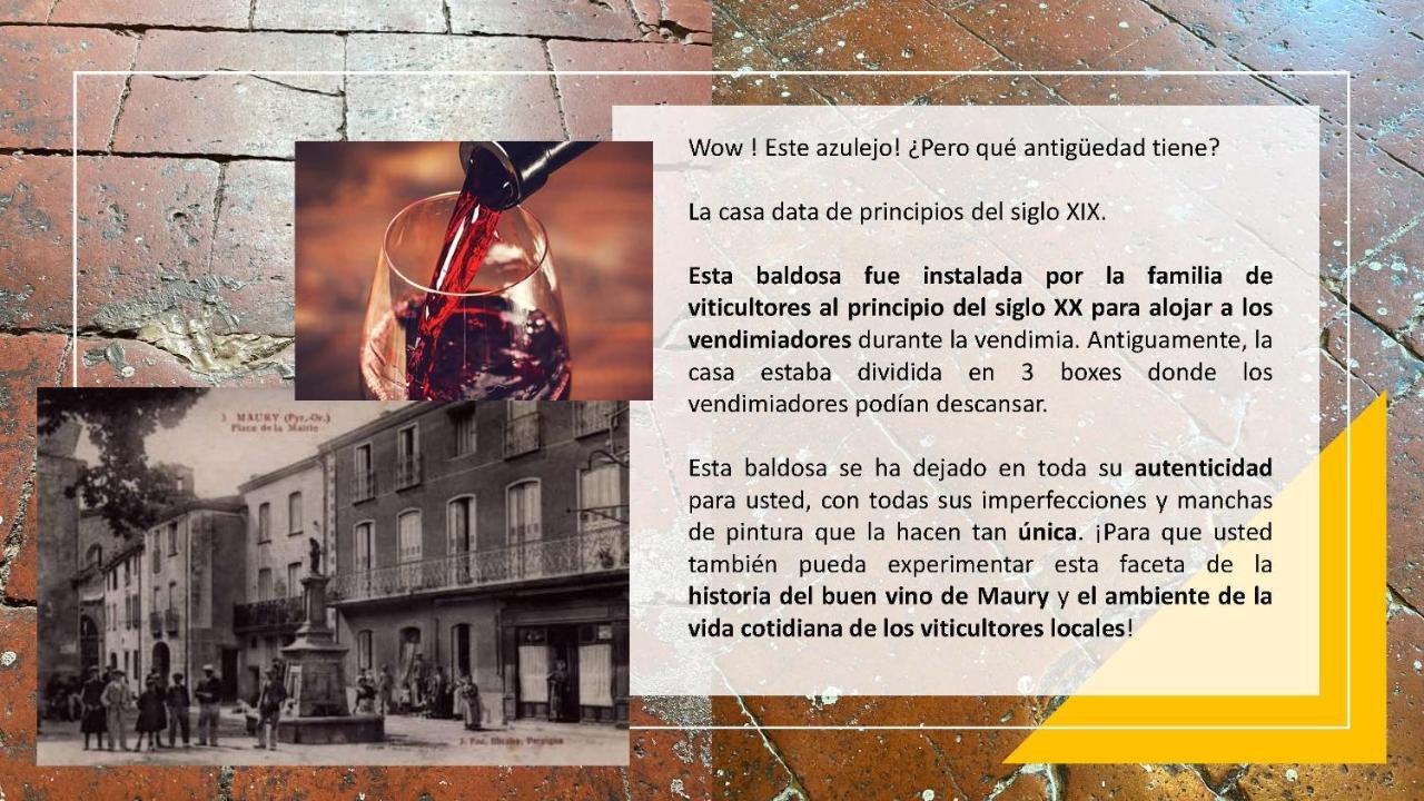 La Tomette - Le Charme De L'Authentique Apartment Maury Bagian luar foto
